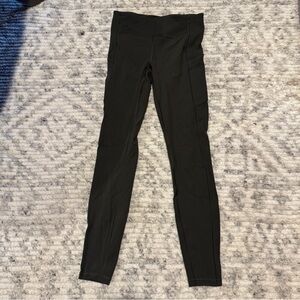 Lululemon dark green leggings 6